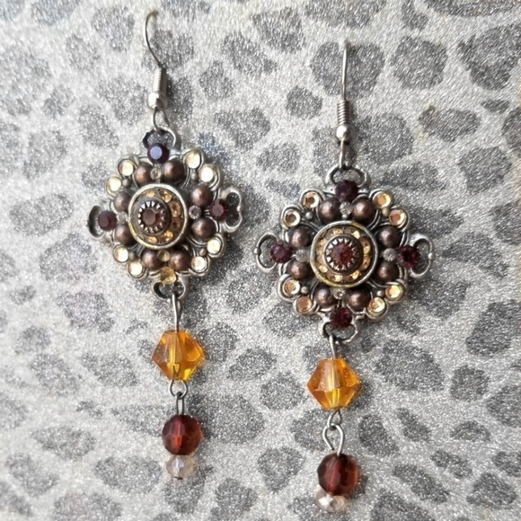 Pretty Boho Dangle Earrings - Picture 3 of 4